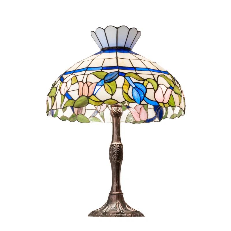 232796 Meyda 26" High Rose Vine Table Lamp