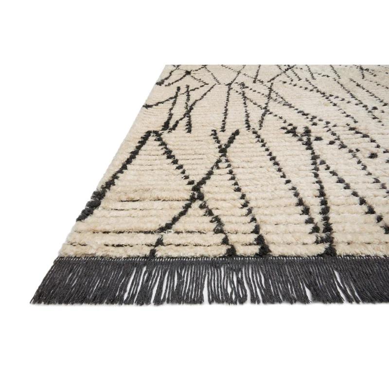 Alice Ivory 3' x 4' Reversible Synthetic Area Rug