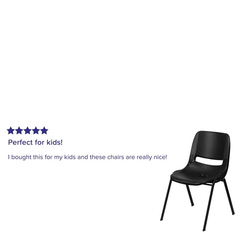 Flash Furniture Keaton Plastic Stacking Shell School Chairs (Set of 5)