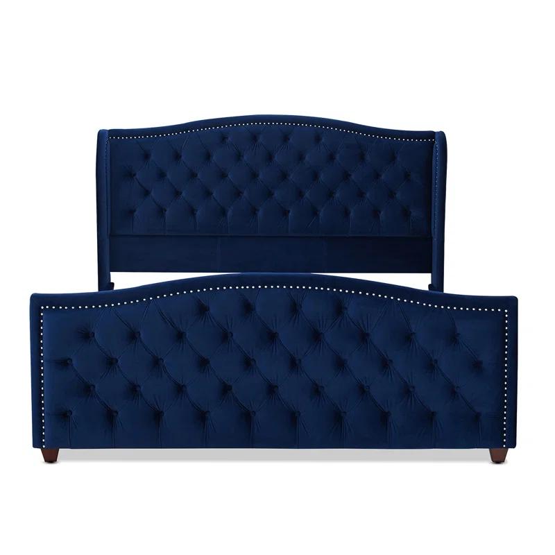 Coleman Upholstered Wingback Bed