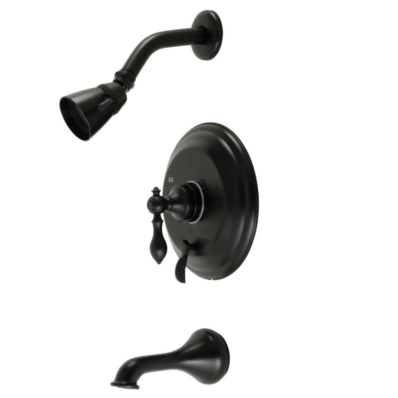 Kingston Brass American Classic Single-Handle Pressure Balanced Tub and Shower Faucet