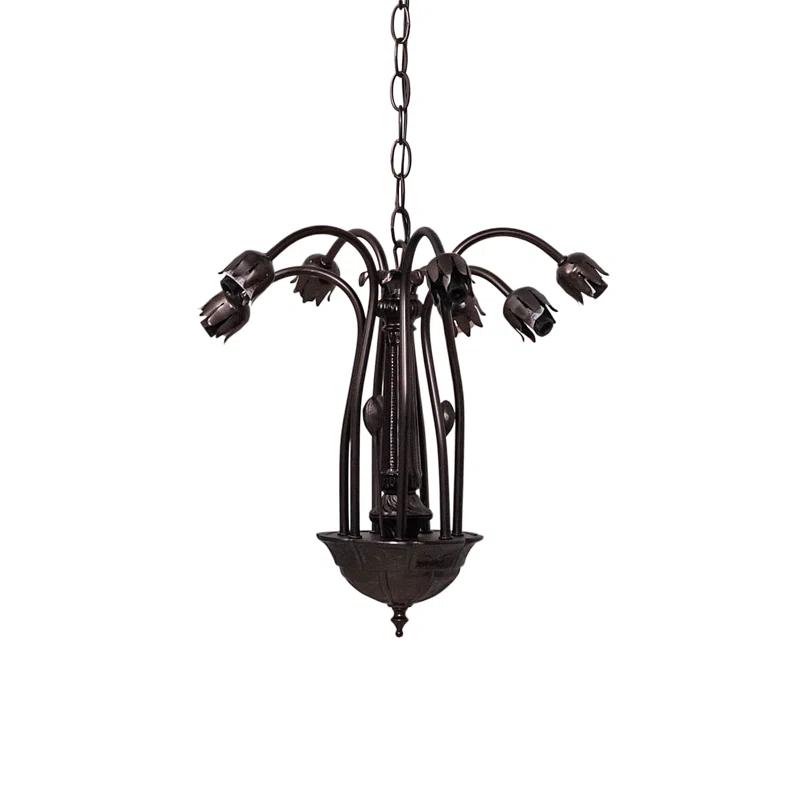 Meyda Tiffany 236532 Stained Glass 7 Light 26" Wide Chandelier - MultiColor