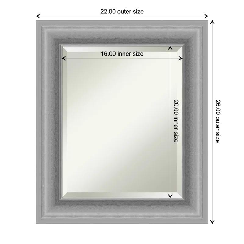Laurel Foundry Modern Farmhouse® Crowell Flat Wall Mirror