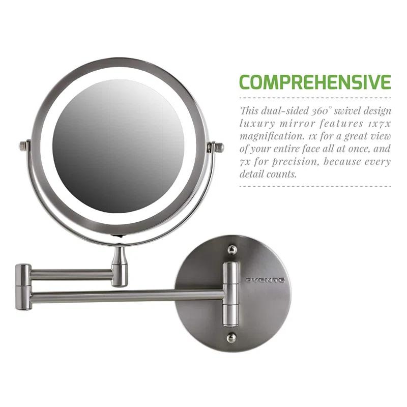 Ovente Concave LED Wall Mirror