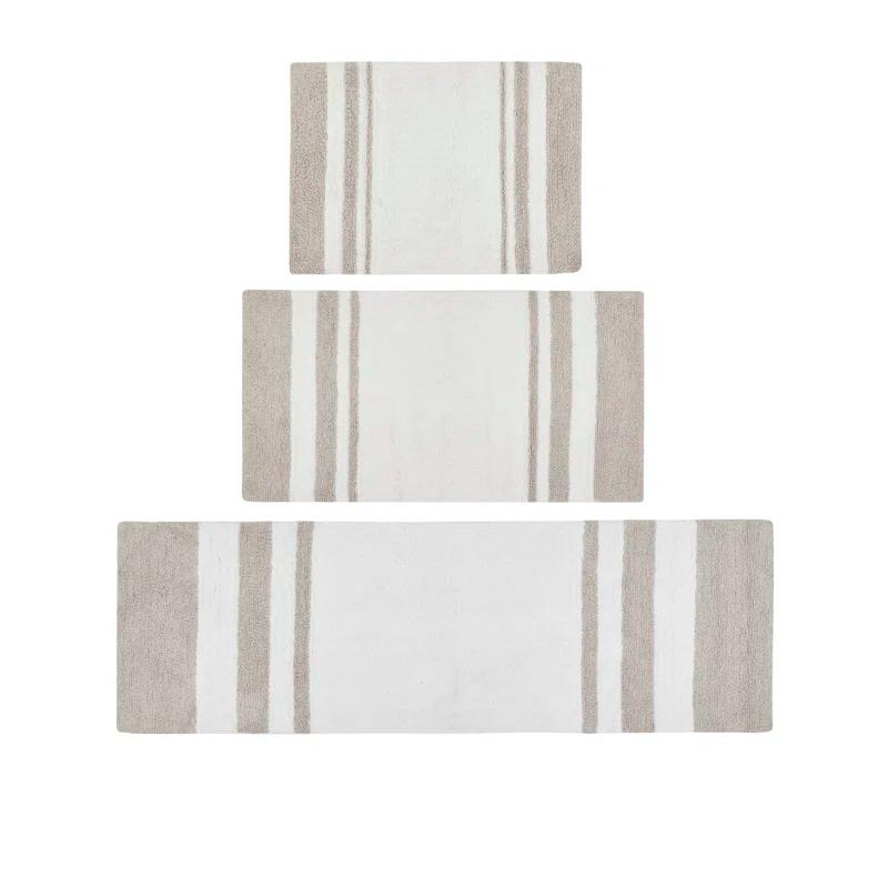 Madison Park Cotton Reversible Bath Rug
