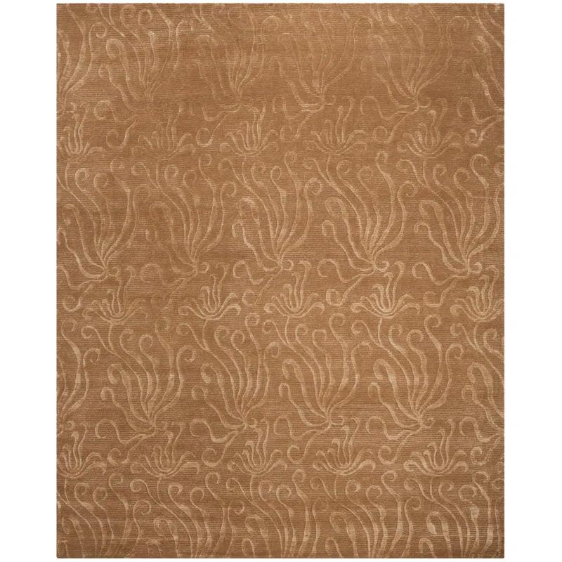 Seaflora Martha Stewart Silk & Wool Pile Floral Rug