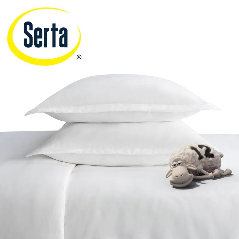 Serta Simply Clean Antimicrobial 3 Piece Duvet Cover Set