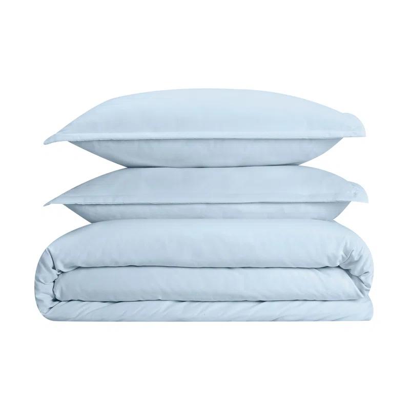 Serta Simply Clean Antimicrobial 3 Piece Duvet Cover Set