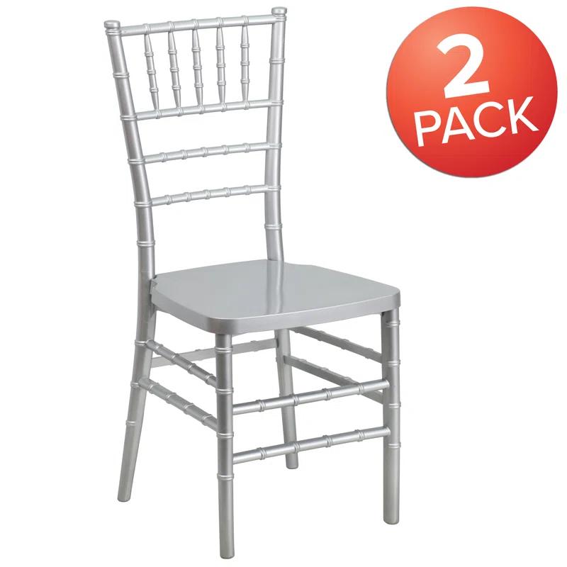 Flash Furniture Emma Premium Series Resin Stacking Chiavari Chair (Set of 2)