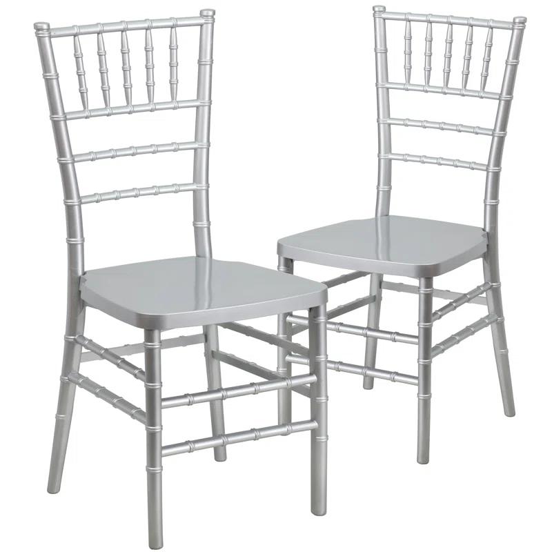 Flash Furniture Emma Premium Series Resin Stacking Chiavari Chair (Set of 2)