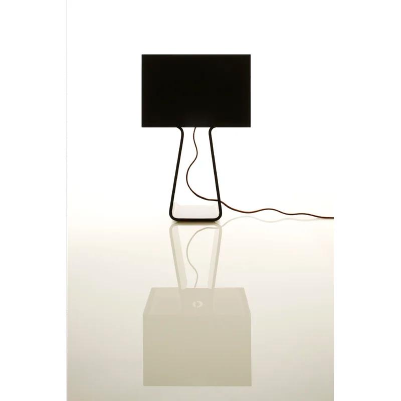 Charcoal Minimalist Tube Top Table Lamp