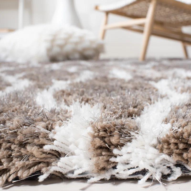 Safavieh Barcelona Shag Hand Tufted Performance Geometric Rug