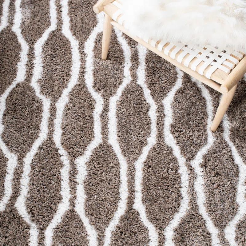 Safavieh Barcelona Shag Hand Tufted Performance Geometric Rug