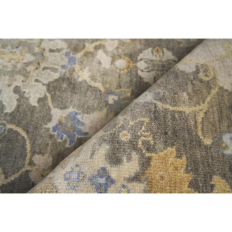 EXQUISITE RUGS Essex Wool Damask Indoor Rug