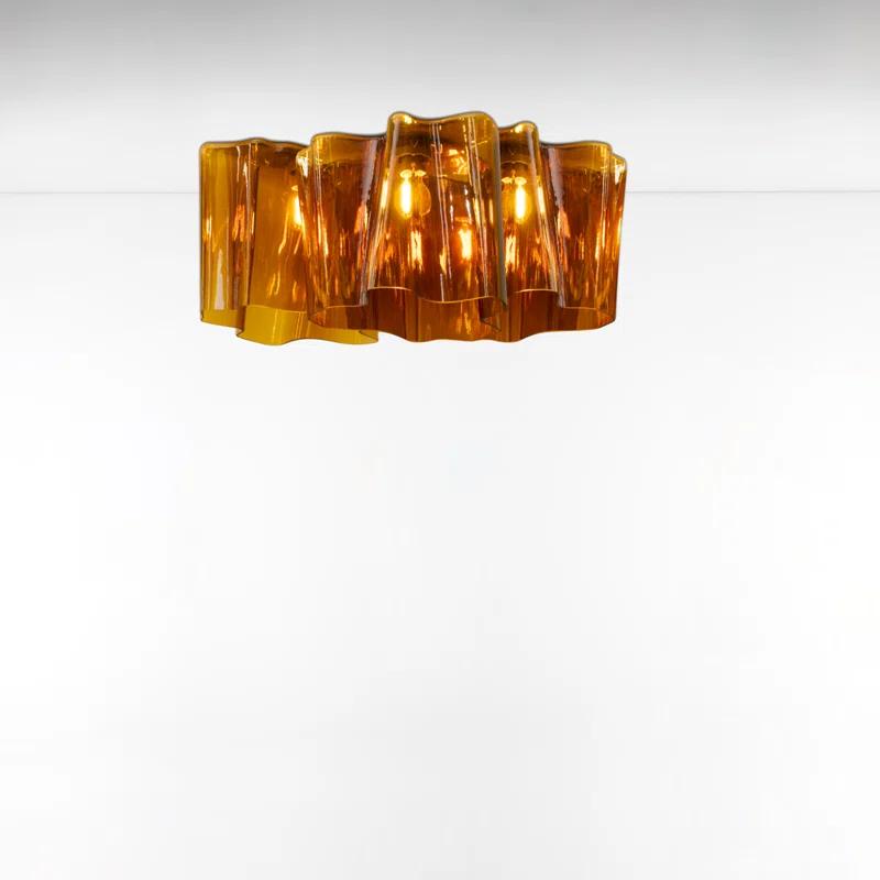 Artemide Logico Triple Linear Semi Flush Mount