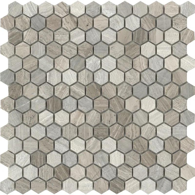 Natural Stone Mosaic Honeycomb Wall & Floor Tile