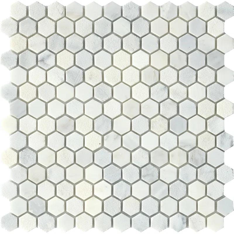 Natural Stone Mosaic Honeycomb Wall & Floor Tile