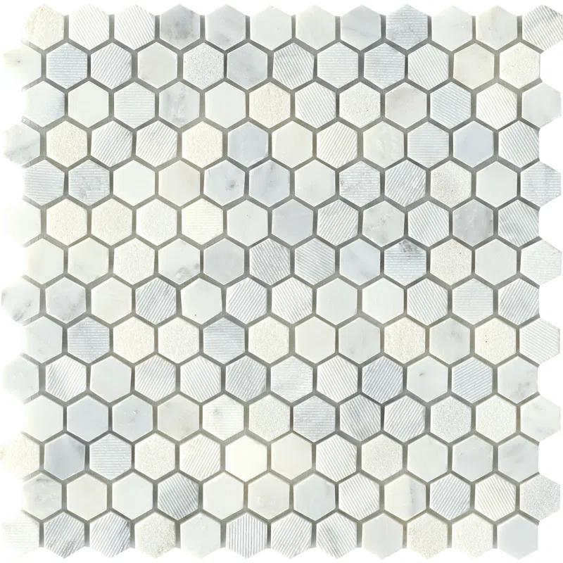 Natural Stone Mosaic Honeycomb Wall & Floor Tile