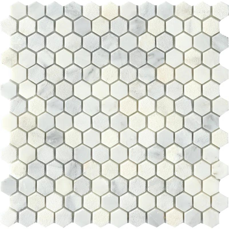 Natural Stone Mosaic Honeycomb Wall & Floor Tile