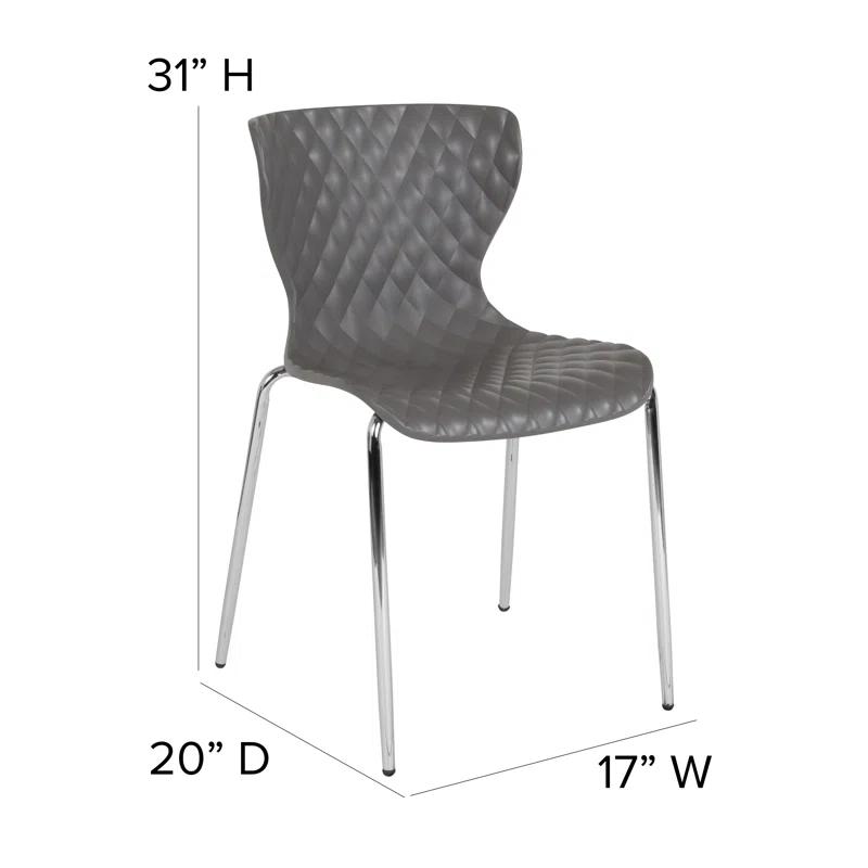 Flash Furniture Lowell Contemporary Plastic Stack Chair