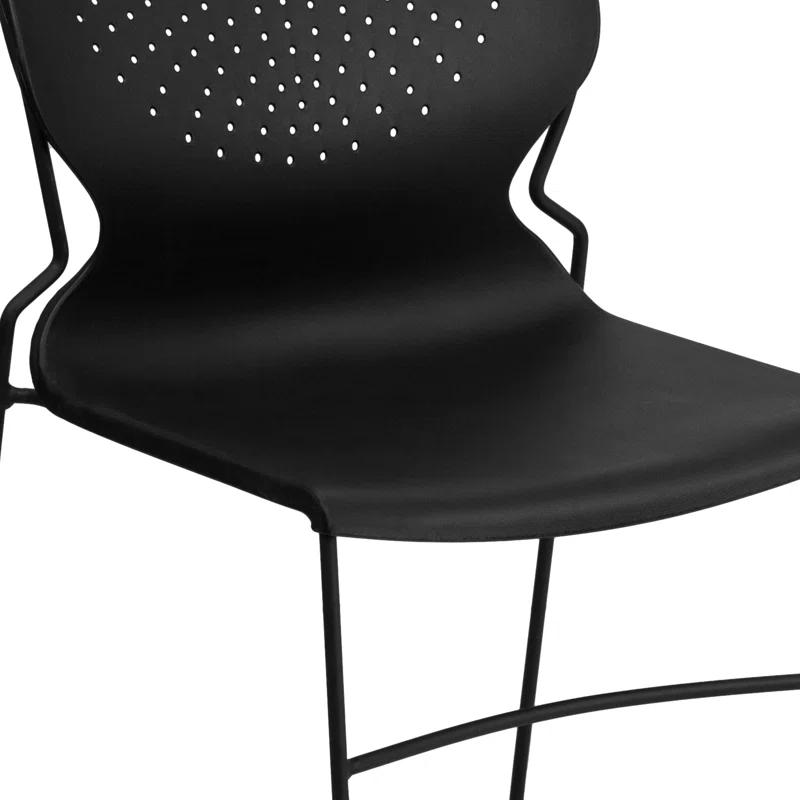 Flash Furniture Everleigh 661 lb. Capacity Full Back Stack Chair with Powder Coated Frame
