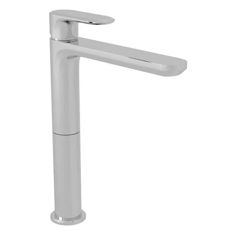 Polished Nickel Modern Single Handle Vessel Faucet