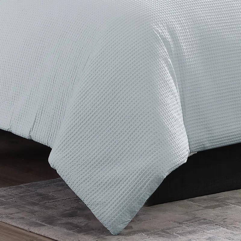 Vera Wang Vera Wang Waffle Pique Solid Cotton Comforter Set