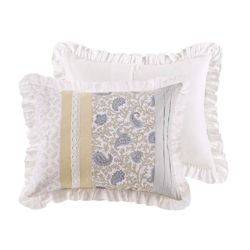 Madison Park Dawn 9 Piece Cotton Percale Comforter Set