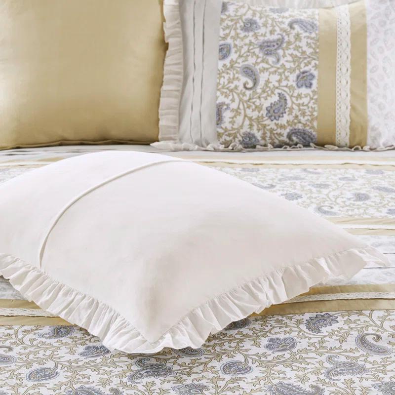 Madison Park Dawn 9 Piece Cotton Percale Comforter Set