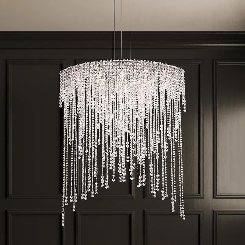 Chantant 8 - Light Glass Geometric Chandelier