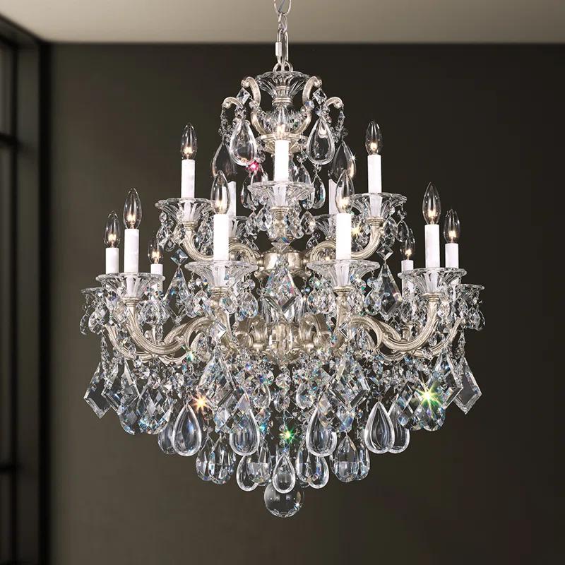La Scala 15 - Light Glass Classic / Traditional Chandelier