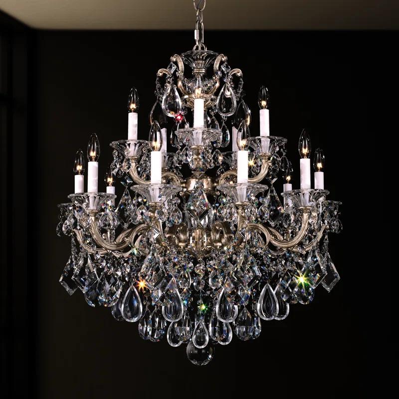 La Scala 15 - Light Glass Classic / Traditional Chandelier