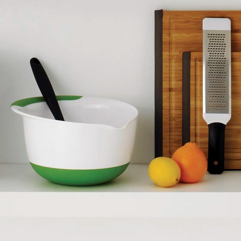 OXO Good Grips 3 Piece Nesting Mixing Bowl Set with Red, Green, and Blue Handles