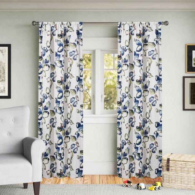 Eclipse Paige Polyester Room Darkening Curtain Single Panel