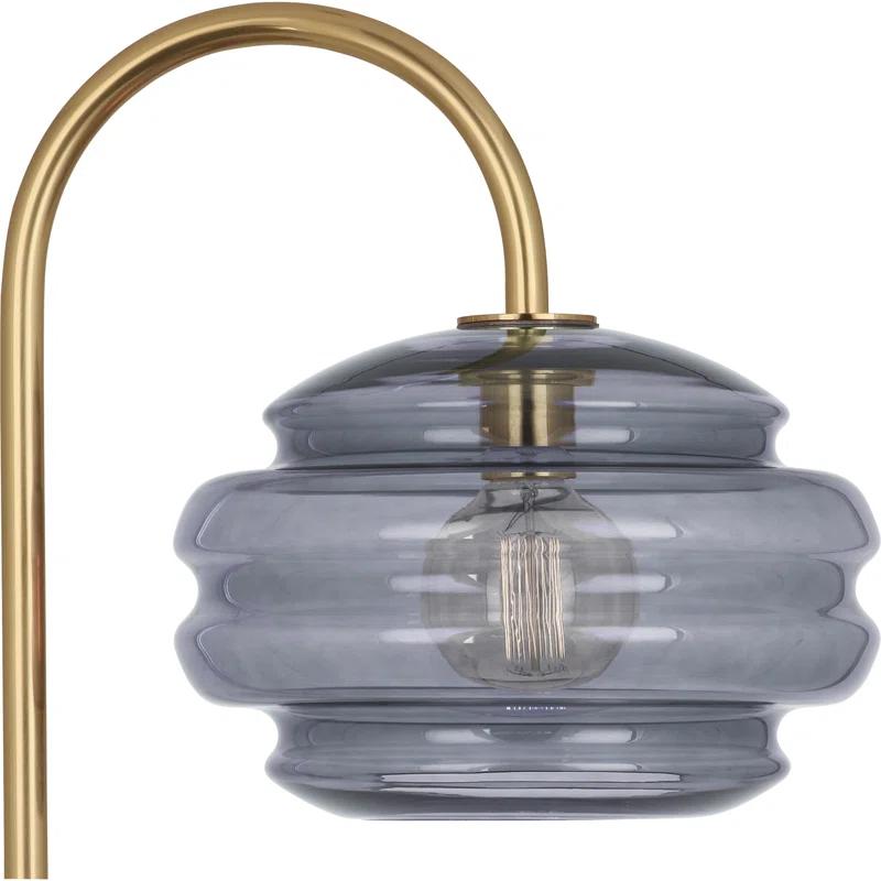 Robert Abbey Horizon 62.5'' Modern Brass Arched Floor Lamp