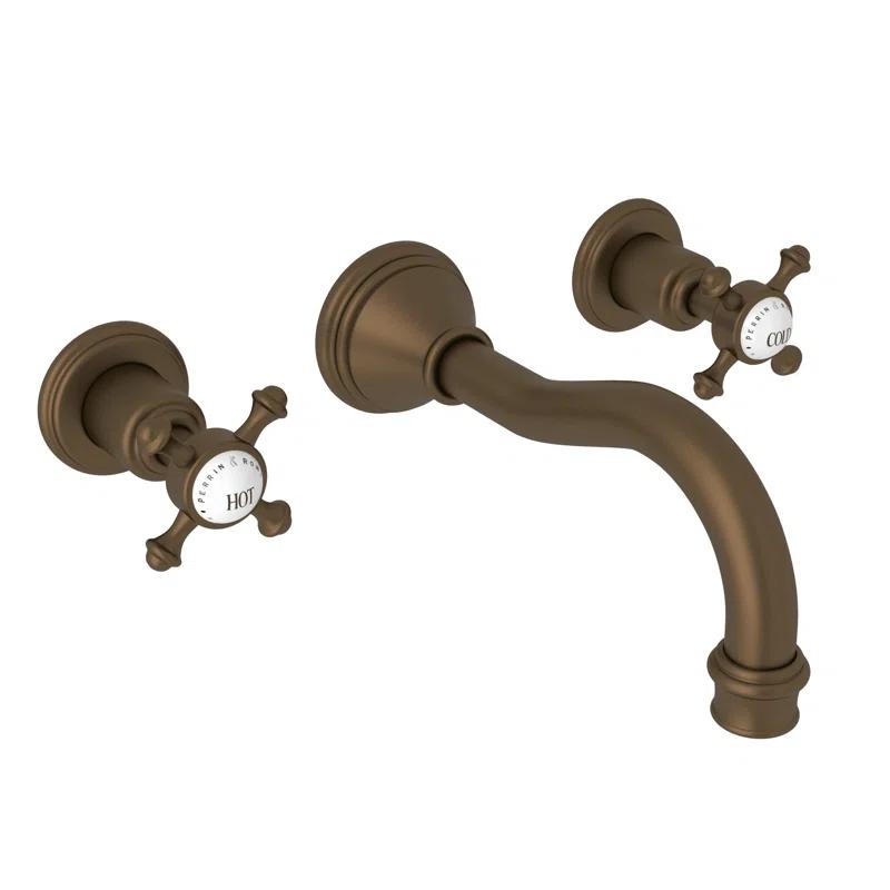 Georgian Era Wall Mount Lavatory Faucet Trim