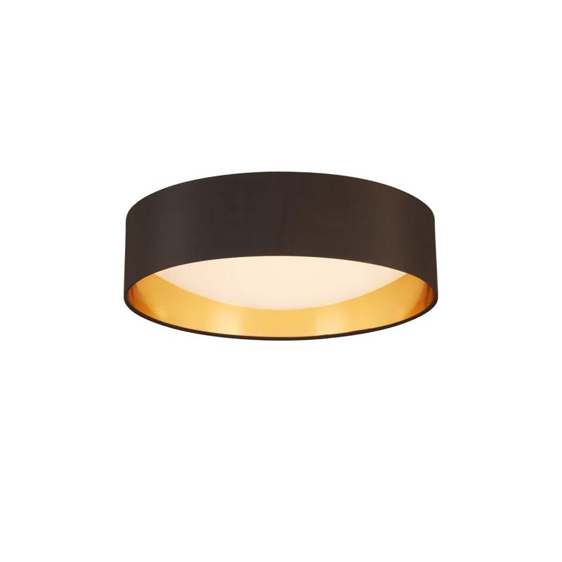 Murphie Single Light Polyester LED Flush Mount