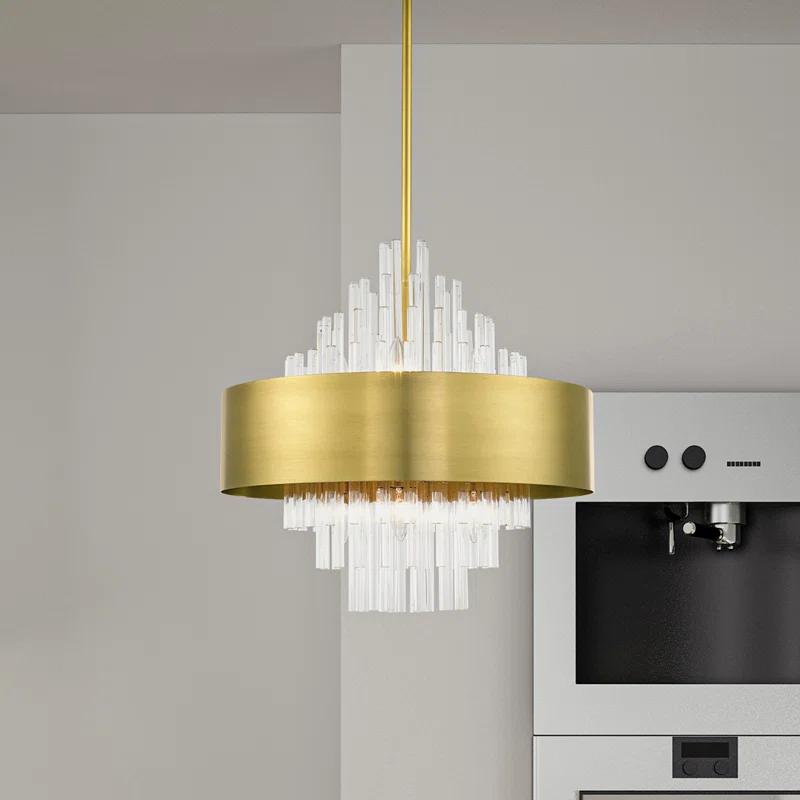 8 - Light Drum Chandelier