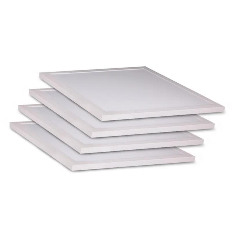 NUWATT NUWATT 4 Pack, 1x1 Flat Panel LED Square Light, 5CCT 2700K/3000K/3500K/4000K/5000K Selectable, 1500LM 18W, Internal Driver, Dimmable, 120V, CRI90, 12" Inch Square Surface Mount Ceiling Light, 1" Thick (Set of 4)