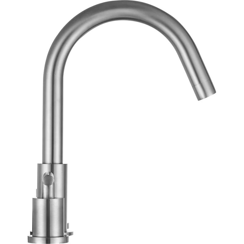 Roman Dual-Handle Brushed Nickel Bathroom Faucet