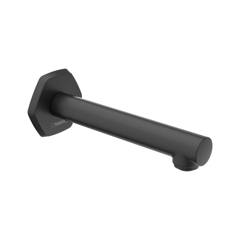 Locarno Matte Black Nickel Wall Mounted Tub Spout