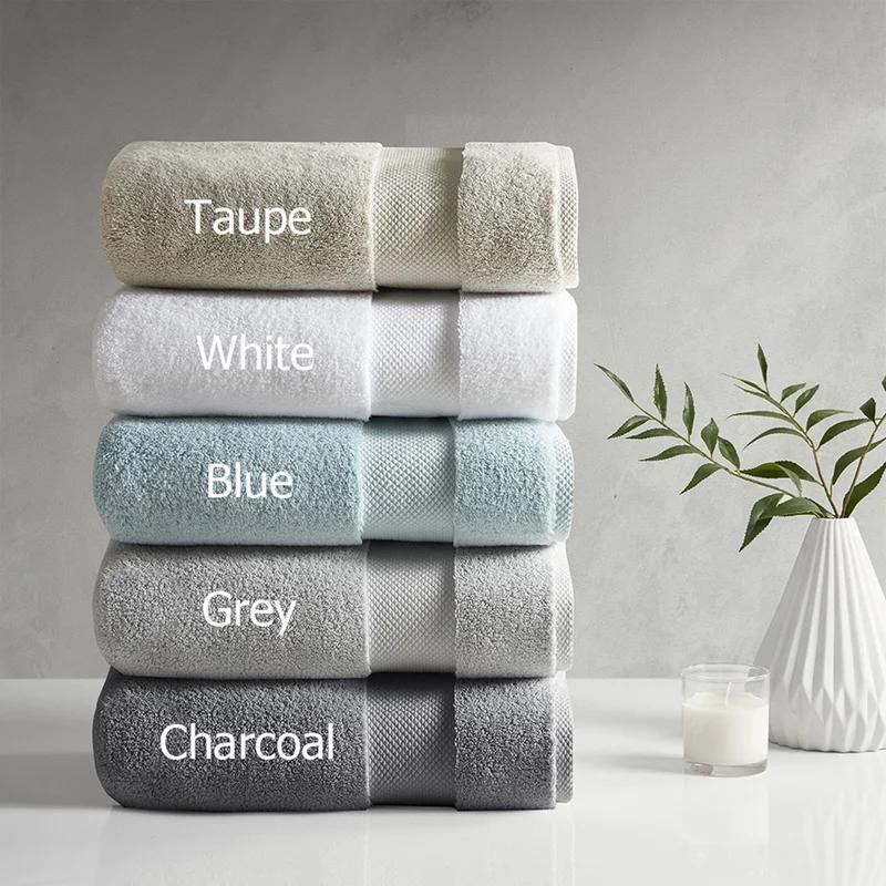 Oversized Soft Cotton Hand Washcloth Set of Six