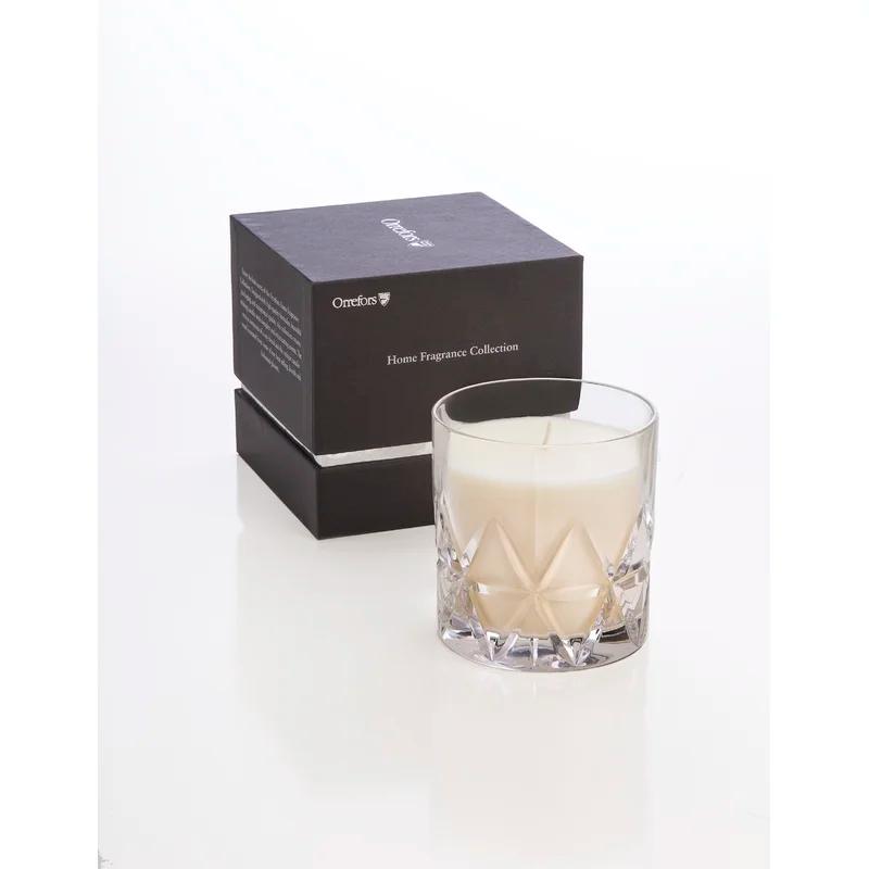 Amber Soy Designer Candle with Woodland Vanilla Scent