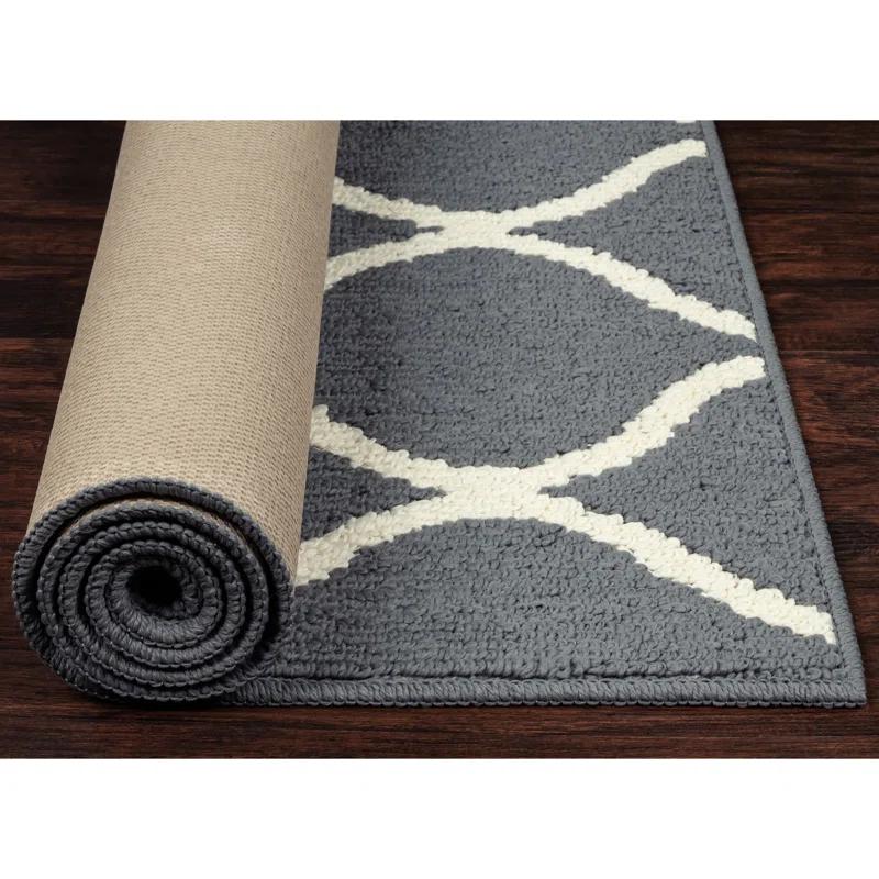Hershman Tufted Gray Area Rug