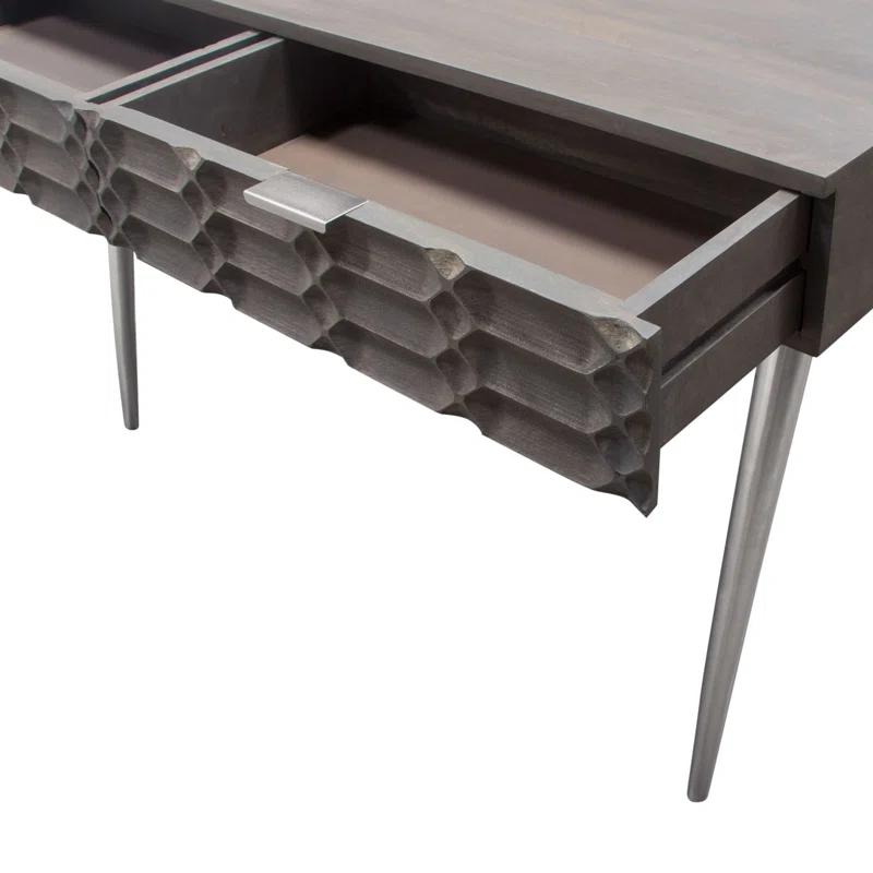 Petra Solid Wood Top Writing Desk