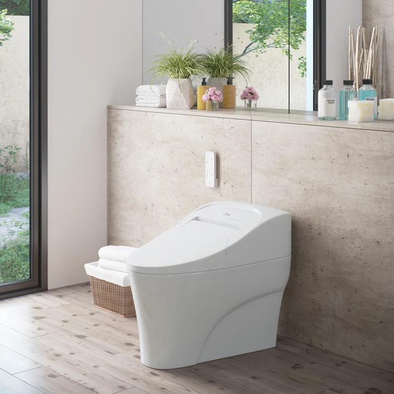Ove Decors Virtuoso Tank Smart Toilet 1.28 GPF Elongated Bidet Toilet (Seat Included)