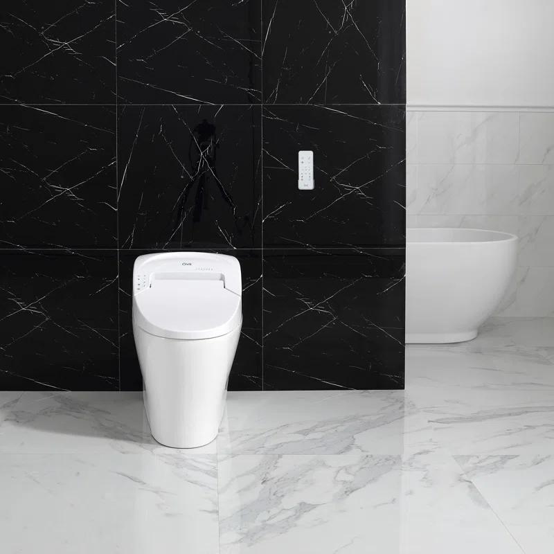Ove Decors Virtuoso Tank Smart Toilet 1.28 GPF Elongated Bidet Toilet (Seat Included)