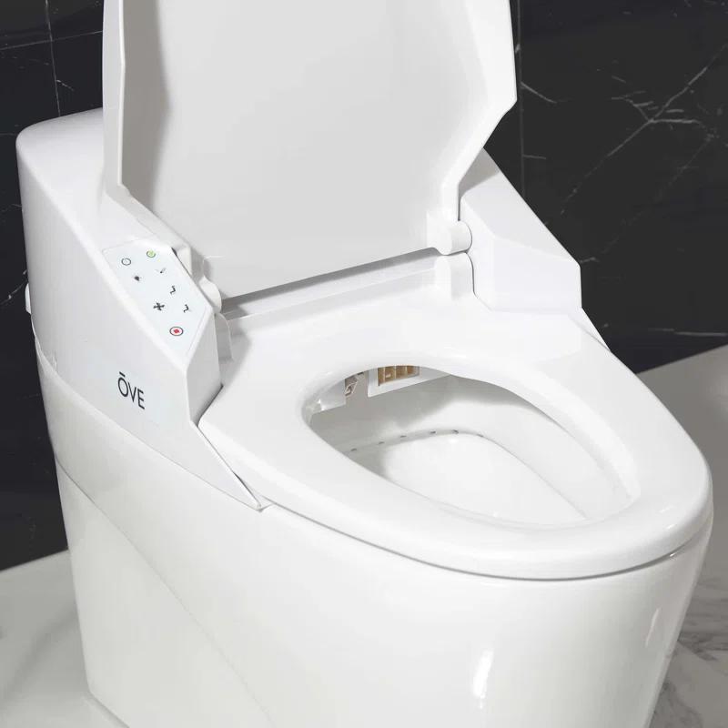Ove Decors Virtuoso Tank Smart Toilet 1.28 GPF Elongated Bidet Toilet (Seat Included)