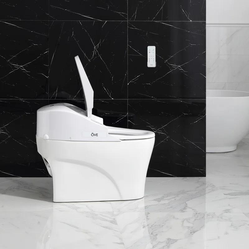 Ove Decors Virtuoso Tank Smart Toilet 1.28 GPF Elongated Bidet Toilet (Seat Included)