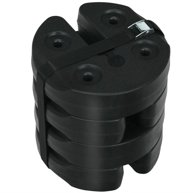 Gymax Gymax Black Plastic Weight (Set of 4)